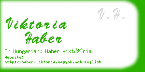 viktoria haber business card